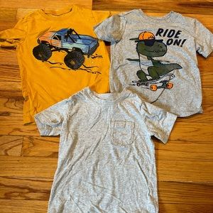Boys size 4T tee shirt bundle.